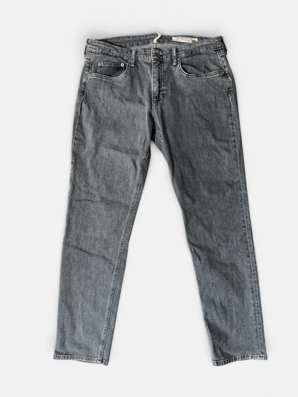 Rag & Bone womens 30 stone gray Dre low-rise slim boyfriend cotton denim jeans